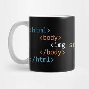 HTML Funny Shirt Design Mug